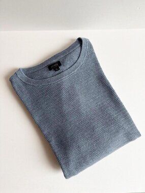 J. Crew Long Sleeve Thermal Crewneck Waffle KNnit